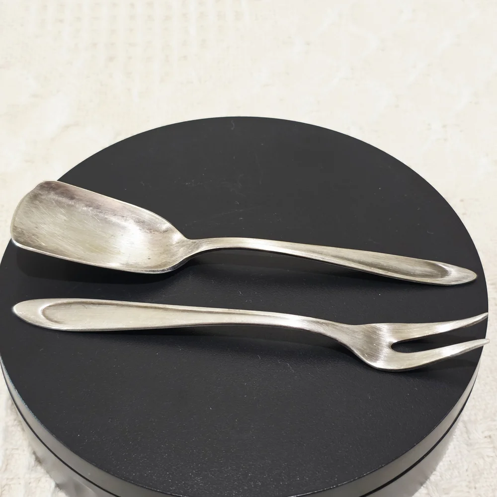 Vintage Meridian Silverplate Co FIRST LADY Serving Spoon Shovel and Fork Set